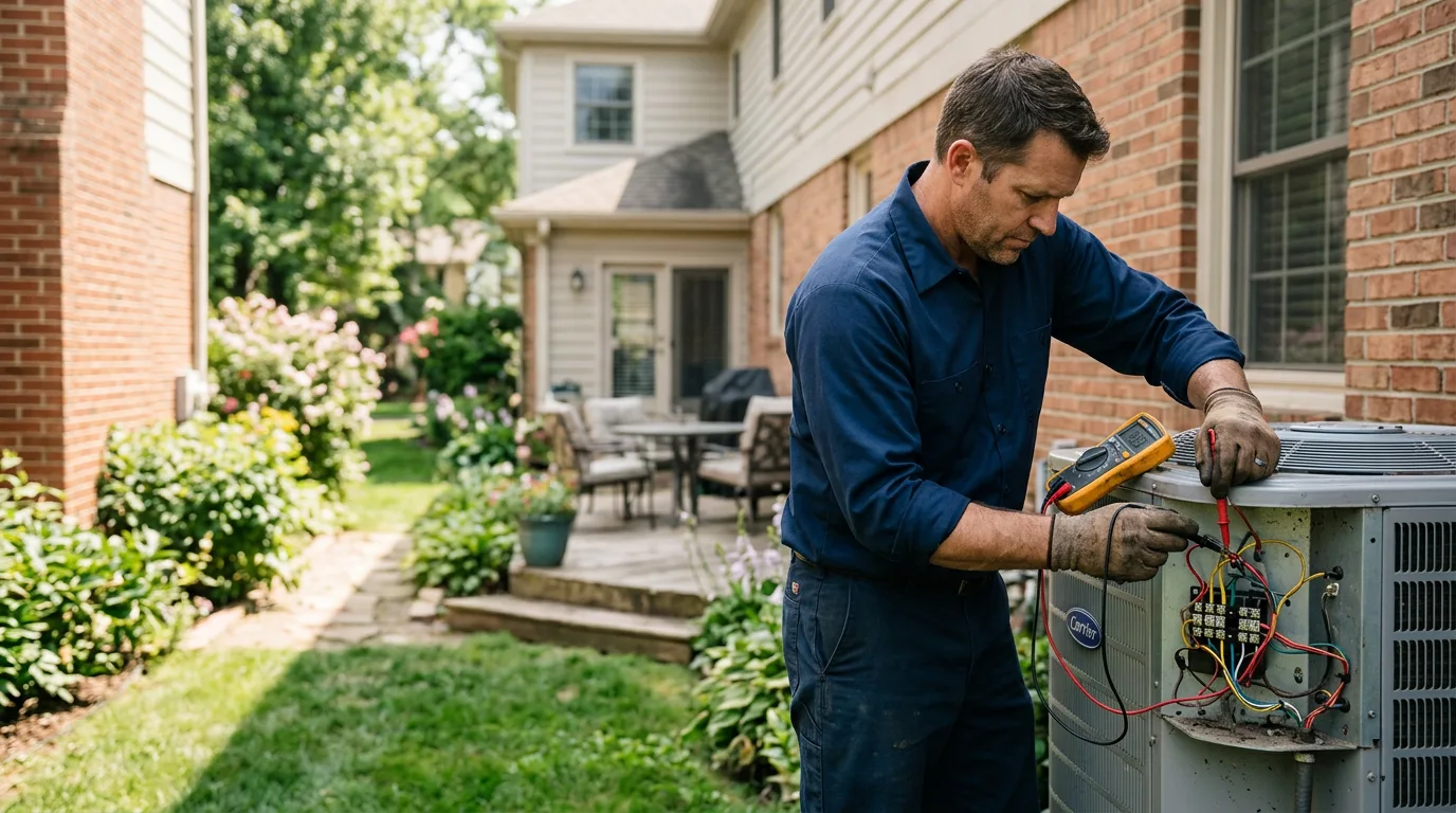 HVAC technician working near Lake Clear, NY